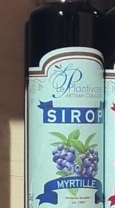 Sirop de myrtille
