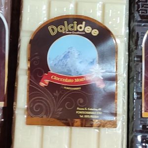 Tablette de chocolat blanc