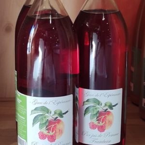 Jus pomme framboise